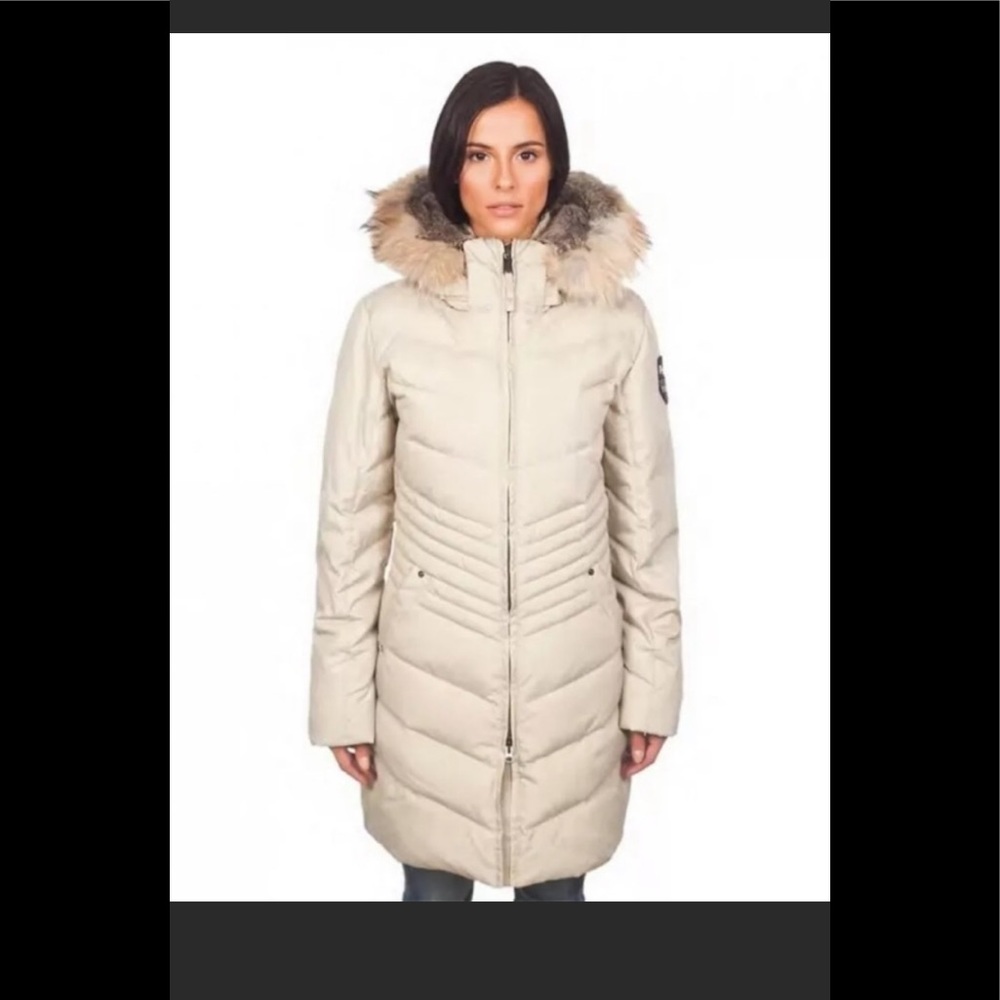 PAJAR BROOKLYN DOWN PARKA white, like new, excellent condition size M